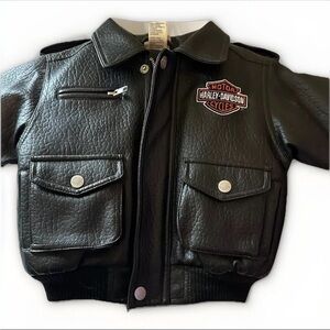 Harley-Davidson Black Leather Jacket 18M